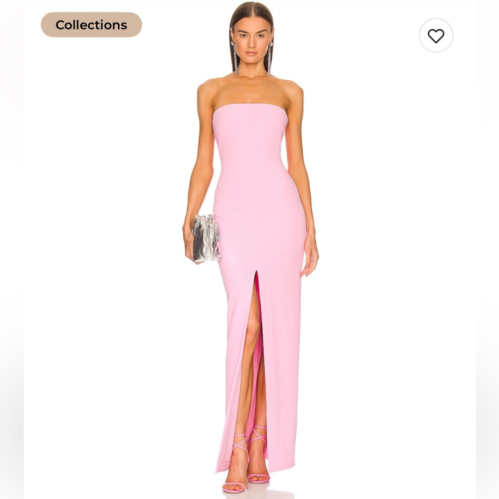 Solace London Bysha Bubblegum Maxi Dress Size 6